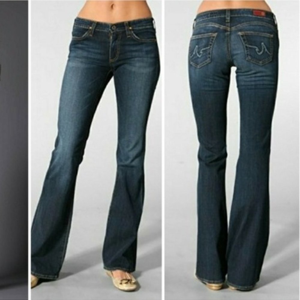 AG Adriano Goldschmeid The Legend Flared Medium Wash Jean